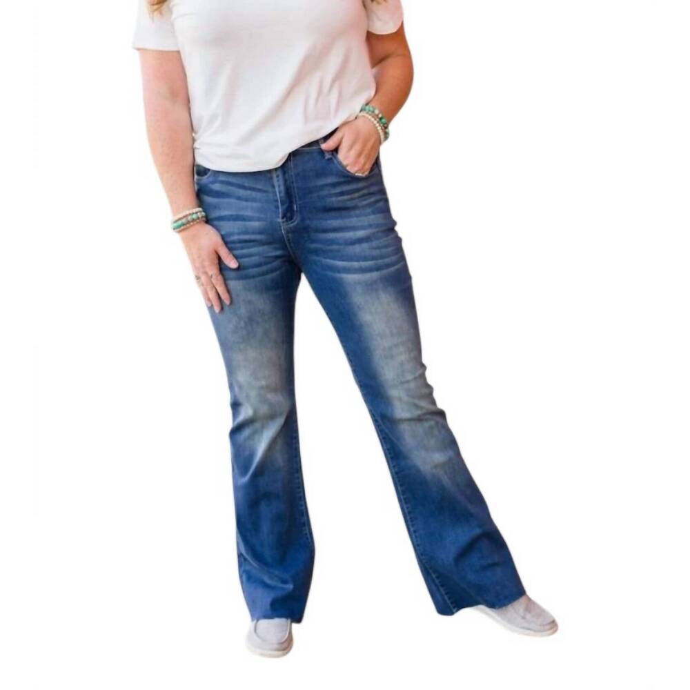 NEW CRAZY TRAIN life on the raw edge jean in blue